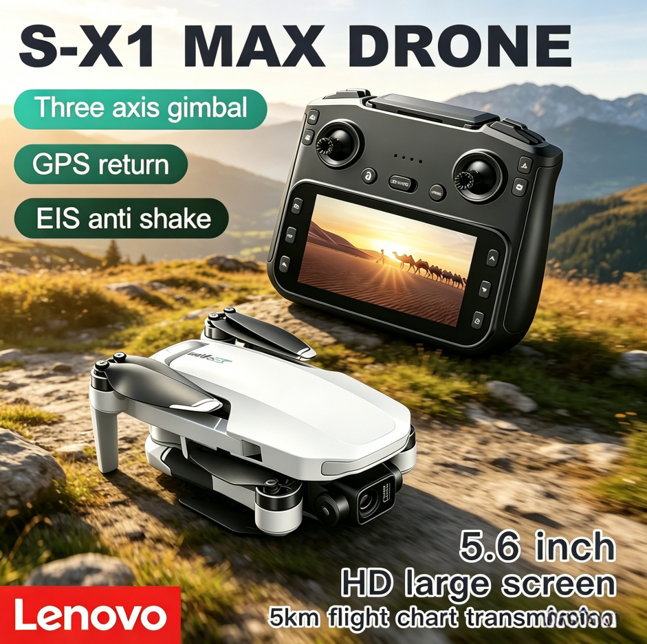 Drone Camera Thermal - Lenovo S-X1 GPS Drone 8K HD