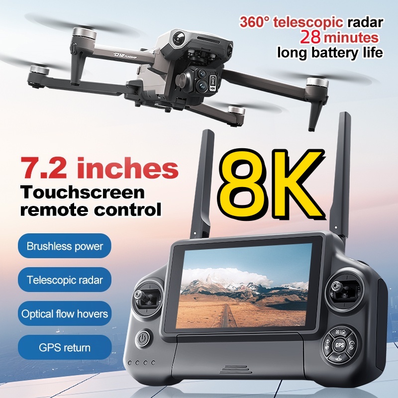 8K 3 Axis Gimbal Brushless 7.2 – Drone Camera Night Vision recenzja i cena