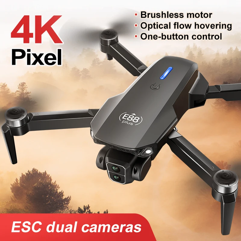 New E88 Plus Quadcopter Drone: – Drone Camera 4K recenzja i cena