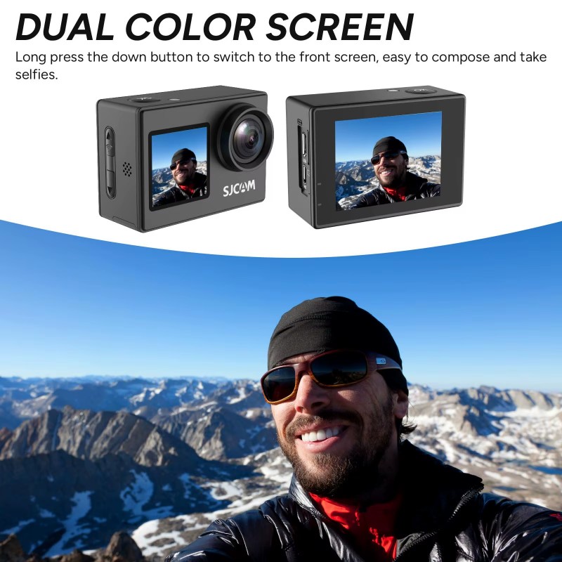 Dual Screen-SJ4000 SJCAM Helme – Drone Camera Action recenzja i cena