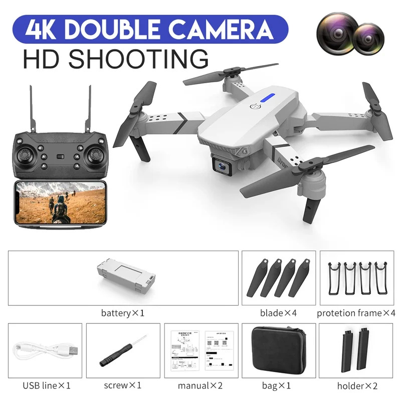 E88 ProIntelligent Folding Dro – Drone Camera 4K recenzja i cena