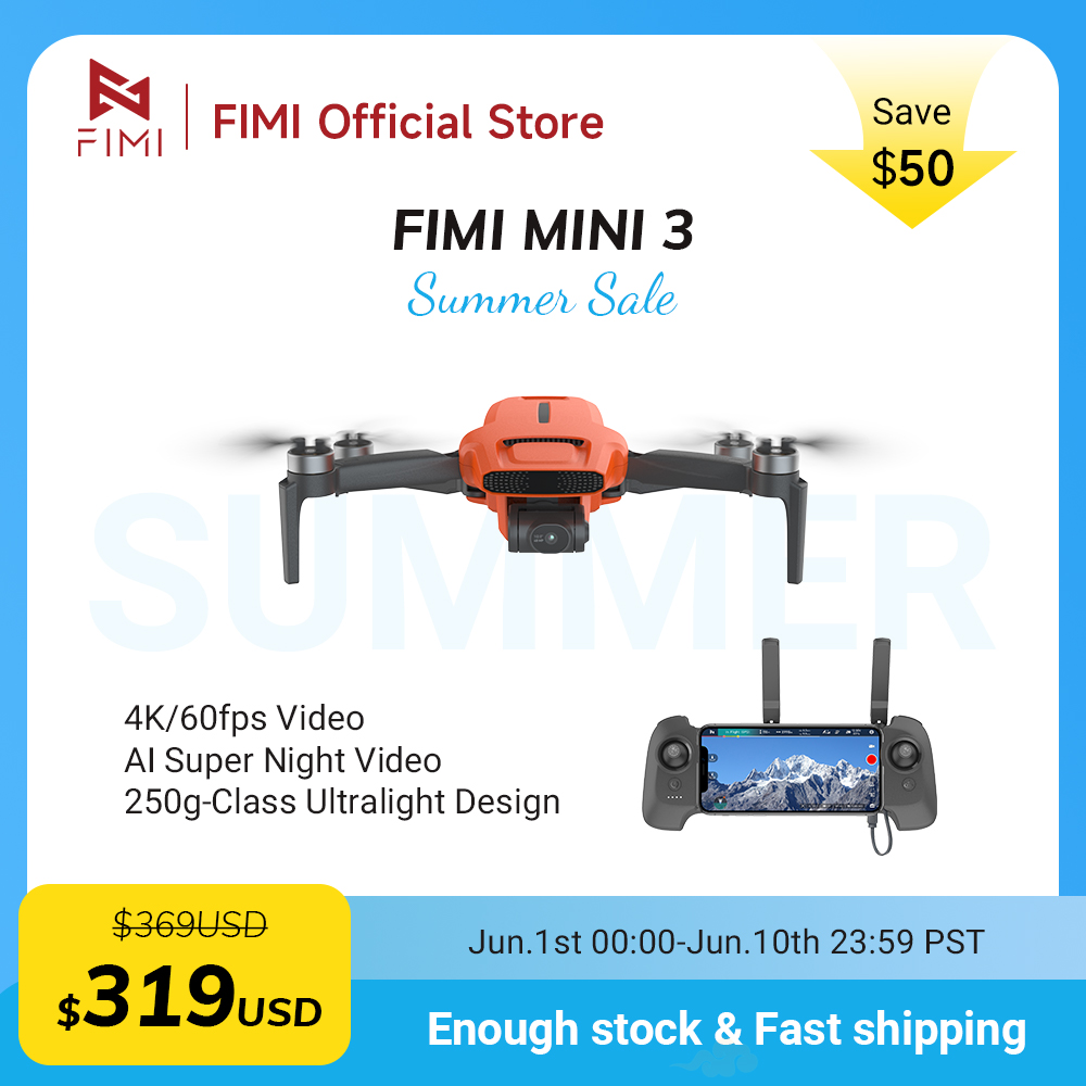 FIMI MINI 3 Camere drone 4K 60 – Drone Camera Night Vision recenzja i cena