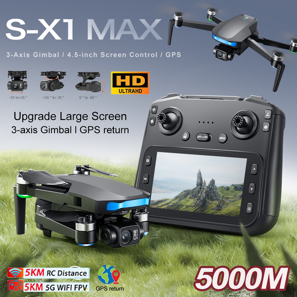 New S-X1 MAX Drone GPS 8K Prof – Drone Camera Professional recenzja i cena